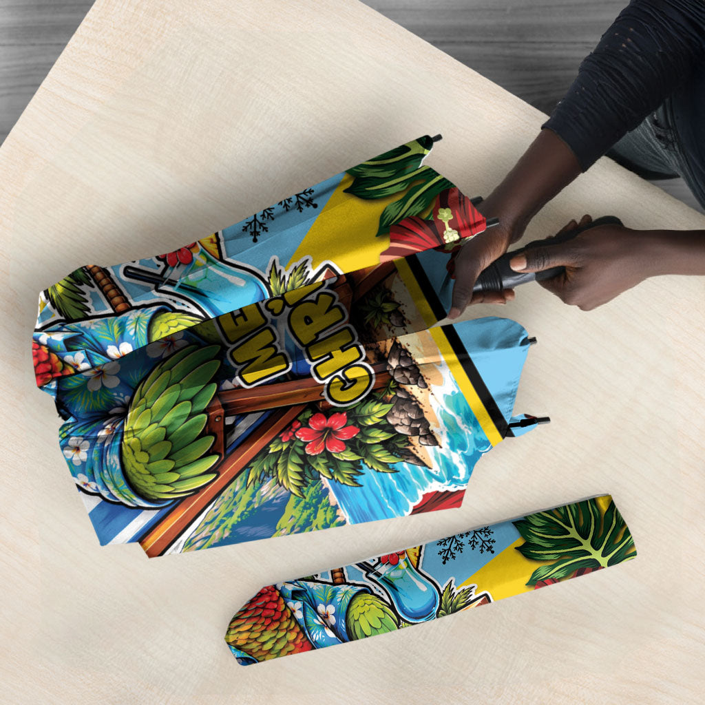 Afro-Saint Lucian Christmas Umbrella This Amazona Parrot Needs A Beach Retreat