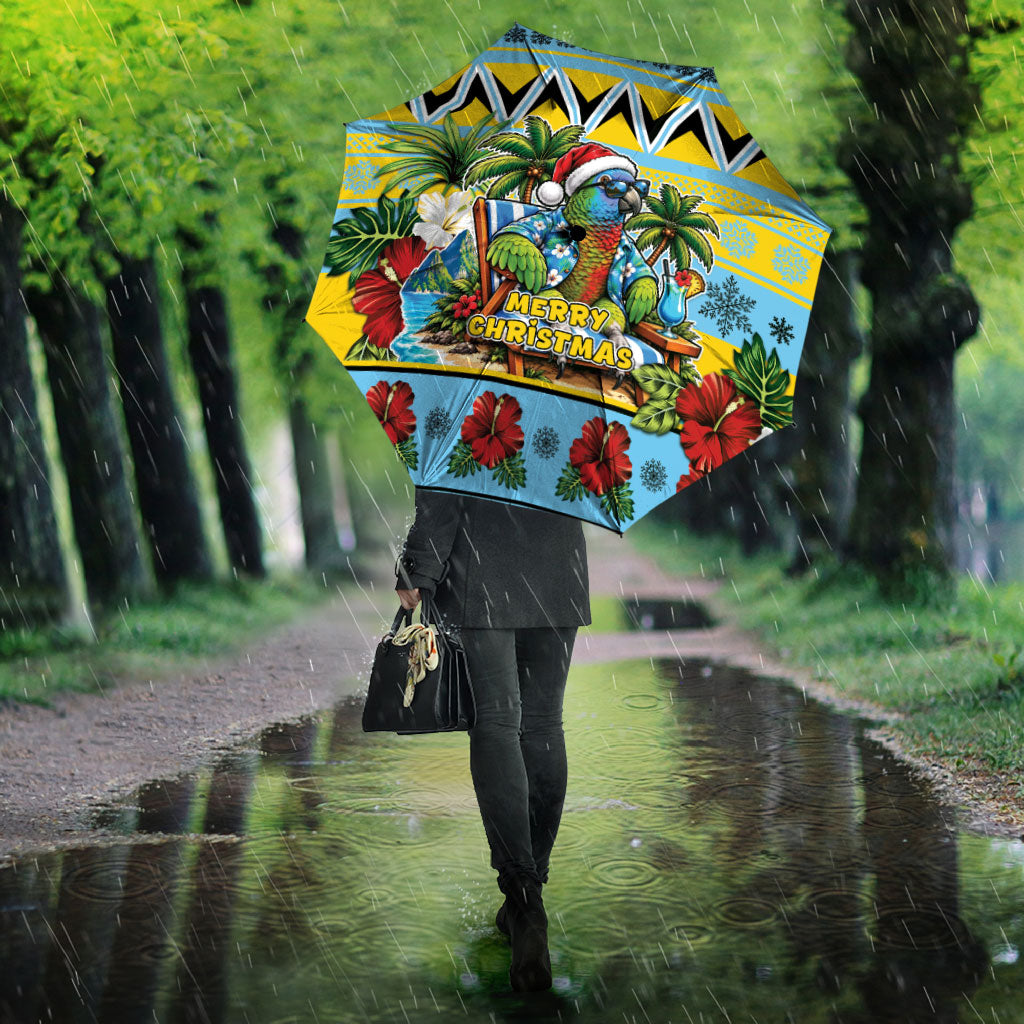 Afro-Saint Lucian Christmas Umbrella This Amazona Parrot Needs A Beach Retreat
