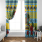 Afro-Saint Lucian Christmas Window Curtain This Amazona Parrot Needs A Beach Retreat
