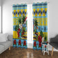 Afro-Saint Lucian Christmas Window Curtain This Amazona Parrot Needs A Beach Retreat