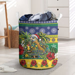 Afro-Vincentian Christmas Laundry Basket This Vincy Parrot Needs A Beach Retreat