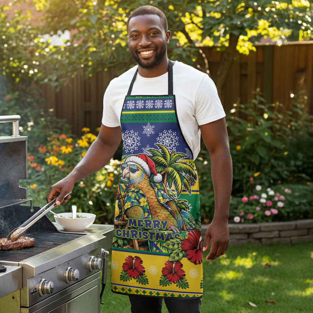 Afro-Vincentian Christmas Apron This Vincy Parrot Needs A Beach Retreat