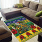 Afro-Vincentian Christmas Area Rug This Vincy Parrot Needs A Beach Retreat