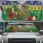 Afro-Vincentian Christmas Auto Sun Shade This Vincy Parrot Needs A Beach Retreat