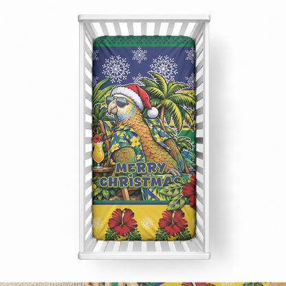 Afro-Vincentian Christmas Baby Bed Cover This Vincy Parrot Needs A Beach Retreat