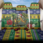 Afro-Vincentian Christmas Back Car Seat Cover This Vincy Parrot Needs A Beach Retreat