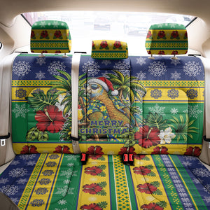 Afro-Vincentian Christmas Back Car Seat Cover This Vincy Parrot Needs A Beach Retreat
