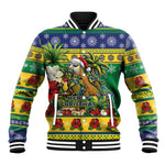 Afro-Vincentian Christmas Baseball Jacket This Vincy Parrot Needs A Beach Retreat