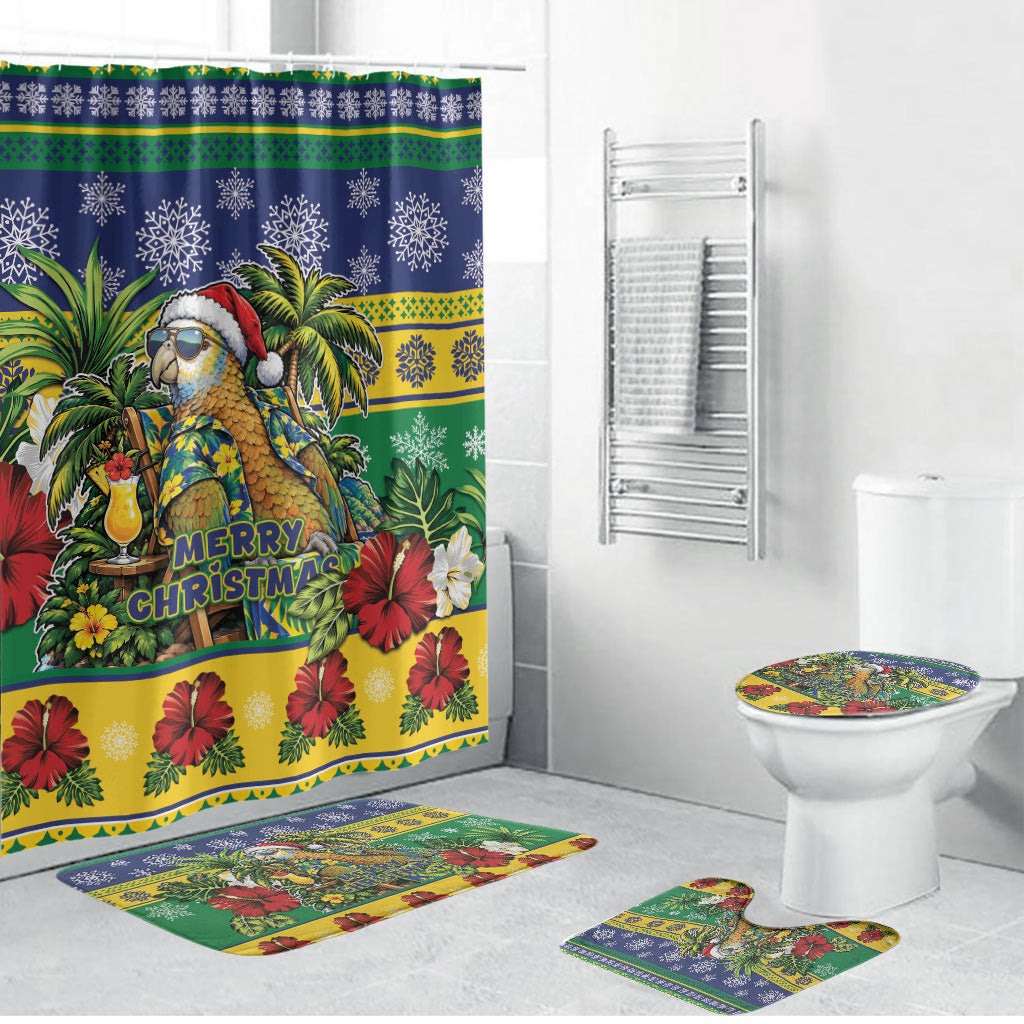 Afro-Vincentian Christmas Bathroom Set This Vincy Parrot Needs A Beach Retreat
