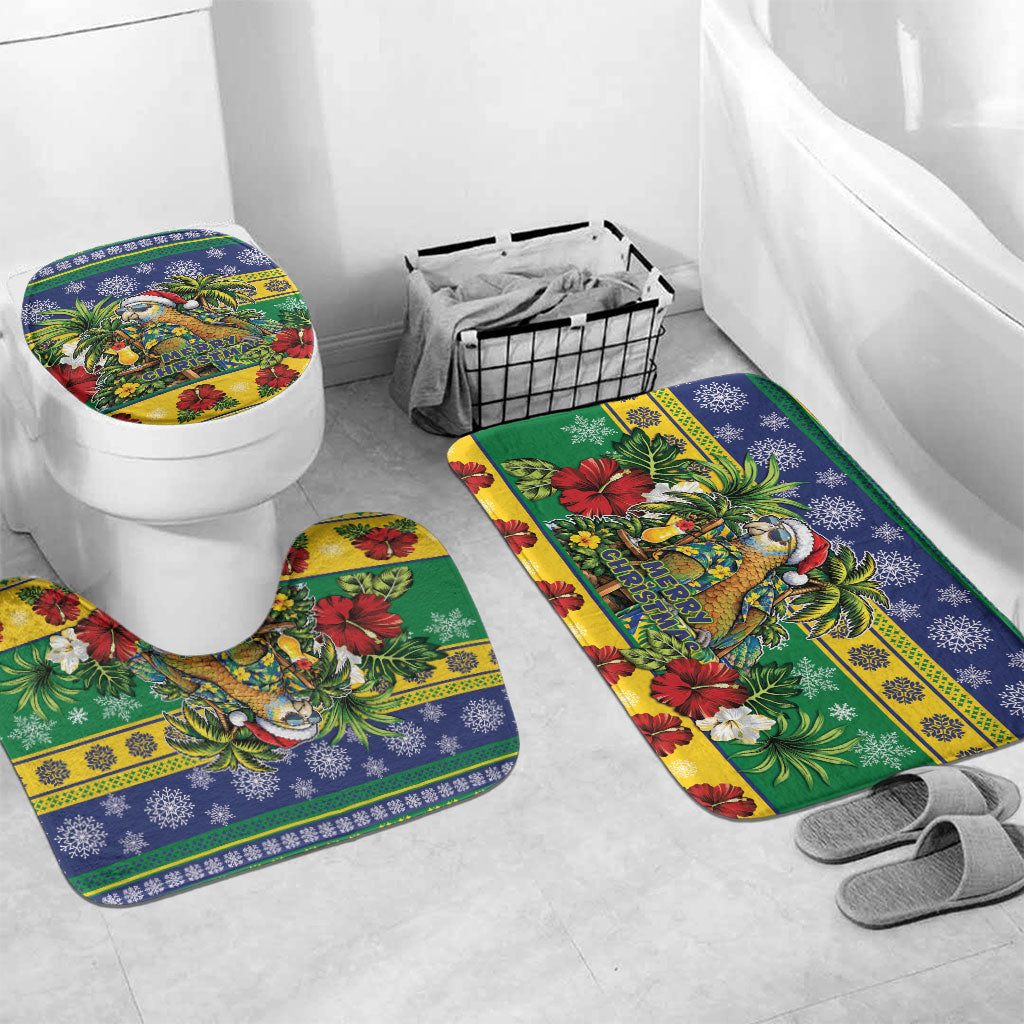 Afro-Vincentian Christmas Bathroom Set This Vincy Parrot Needs A Beach Retreat