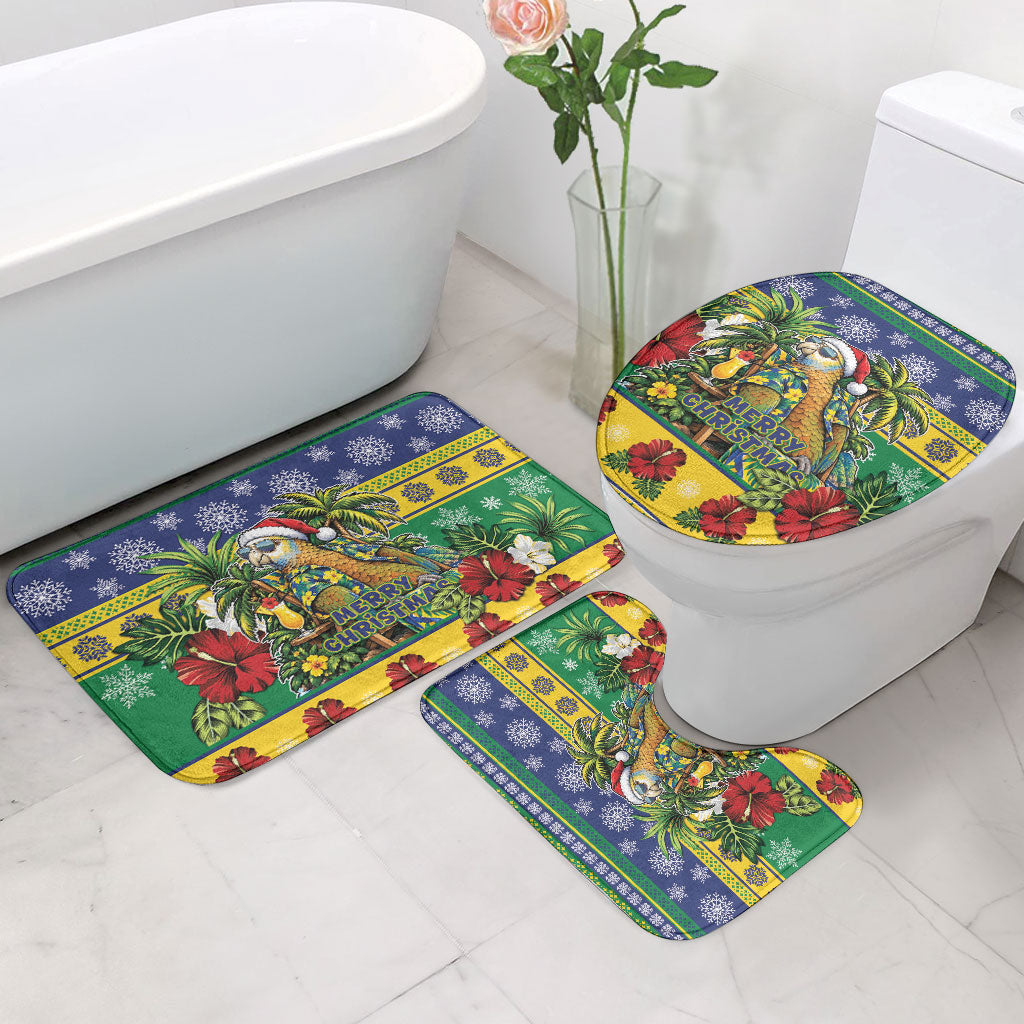 Afro-Vincentian Christmas Bathroom Set This Vincy Parrot Needs A Beach Retreat