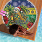 Afro-Vincentian Christmas Beach Blanket This Vincy Parrot Needs A Beach Retreat