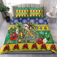 Afro-Vincentian Christmas Bedding Set This Vincy Parrot Needs A Beach Retreat