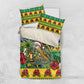 Afro-Vincentian Christmas Bedding Set This Vincy Parrot Needs A Beach Retreat