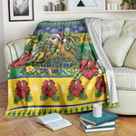 Afro-Vincentian Christmas Blanket This Vincy Parrot Needs A Beach Retreat