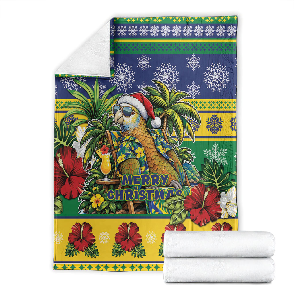 Afro-Vincentian Christmas Blanket This Vincy Parrot Needs A Beach Retreat