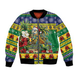 Afro-Vincentian Christmas Bomber Jacket This Vincy Parrot Needs A Beach Retreat