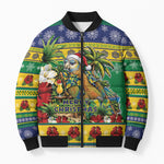 Afro-Vincentian Christmas Bomber Puffer Jacket This Vincy Parrot Needs A Beach Retreat