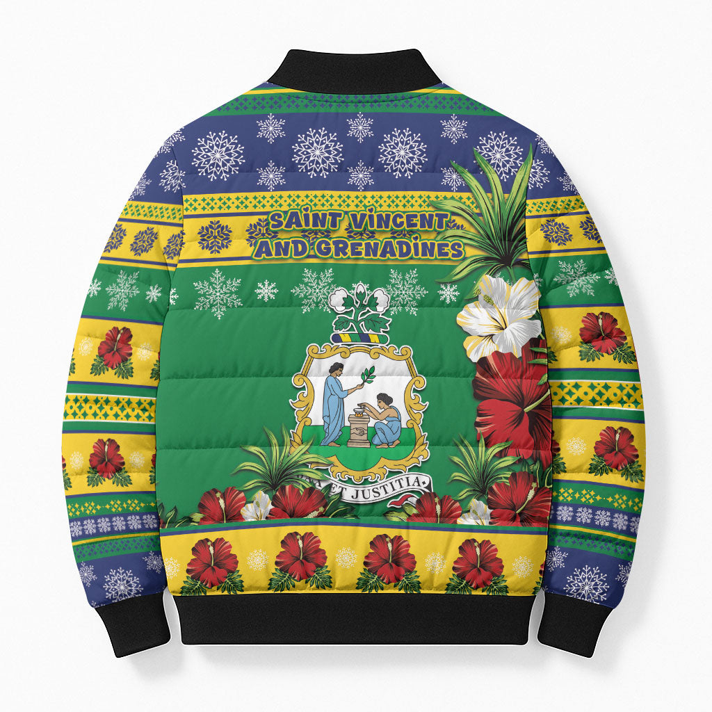 Afro-Vincentian Christmas Bomber Puffer Jacket This Vincy Parrot Needs A Beach Retreat