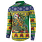 Afro-Vincentian Christmas Button Sweatshirt This Vincy Parrot Needs A Beach Retreat