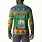 Afro-Vincentian Christmas Button Sweatshirt This Vincy Parrot Needs A Beach Retreat