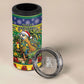 Afro-Vincentian Christmas 4 in 1 Can Cooler Tumbler This Vincy Parrot Needs A Beach Retreat