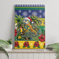 Afro-Vincentian Christmas Canvas Wall Art This Vincy Parrot Needs A Beach Retreat