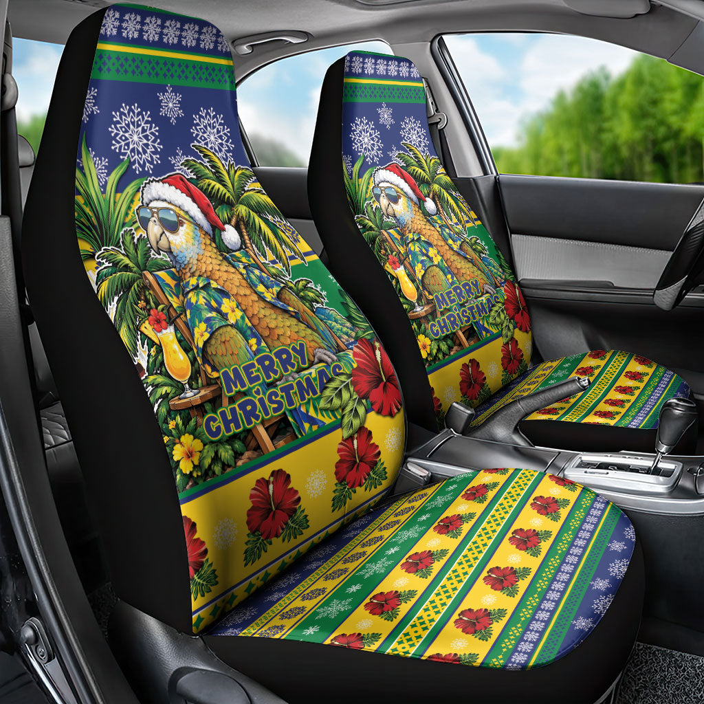 Afro-Vincentian Christmas Car Seat Cover This Vincy Parrot Needs A Beach Retreat