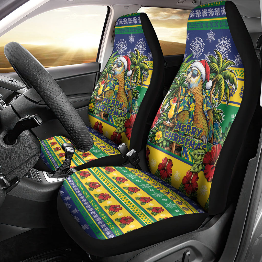 Afro-Vincentian Christmas Car Seat Cover This Vincy Parrot Needs A Beach Retreat