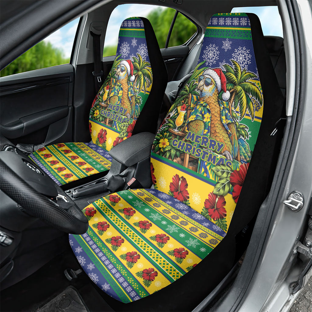 Afro-Vincentian Christmas Car Seat Cover This Vincy Parrot Needs A Beach Retreat