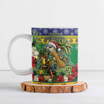 Afro-Vincentian Christmas Ceramic Mug This Vincy Parrot Needs A Beach Retreat