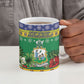Afro-Vincentian Christmas Ceramic Mug This Vincy Parrot Needs A Beach Retreat