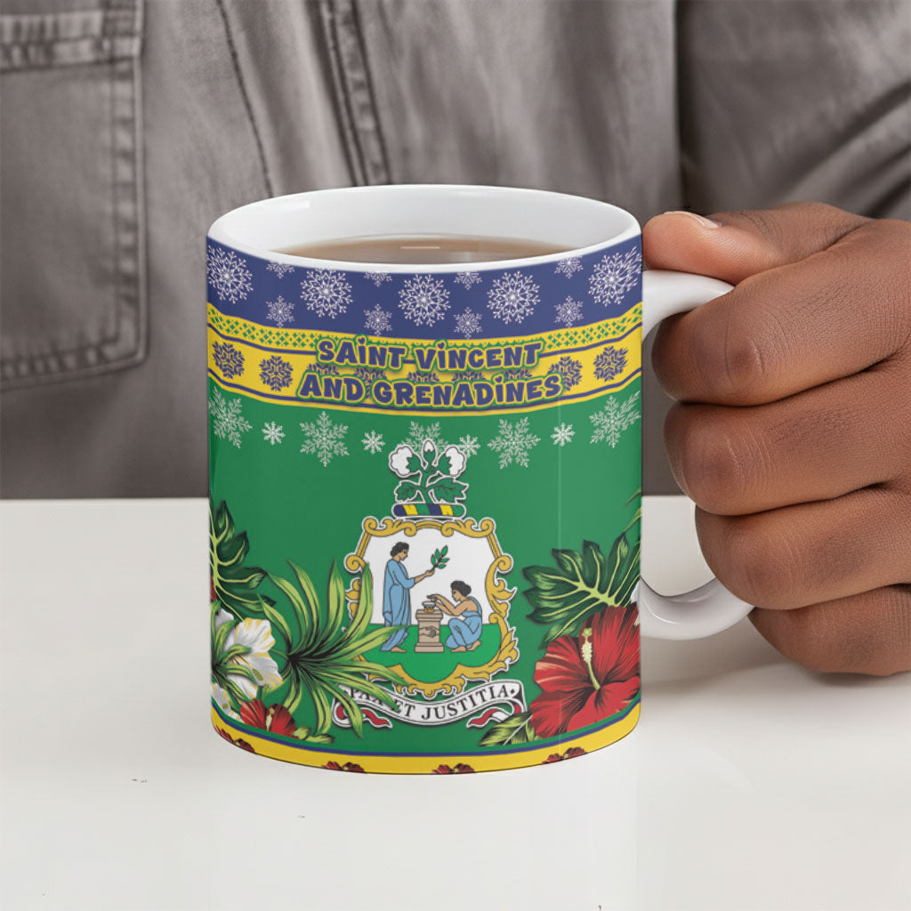 Afro-Vincentian Christmas Ceramic Mug This Vincy Parrot Needs A Beach Retreat