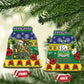 Afro-Vincentian Christmas Ceramic Ornament This Vincy Parrot Needs A Beach Retreat