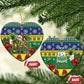 Afro-Vincentian Christmas Ceramic Ornament This Vincy Parrot Needs A Beach Retreat
