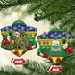 Afro-Vincentian Christmas Ceramic Ornament This Vincy Parrot Needs A Beach Retreat