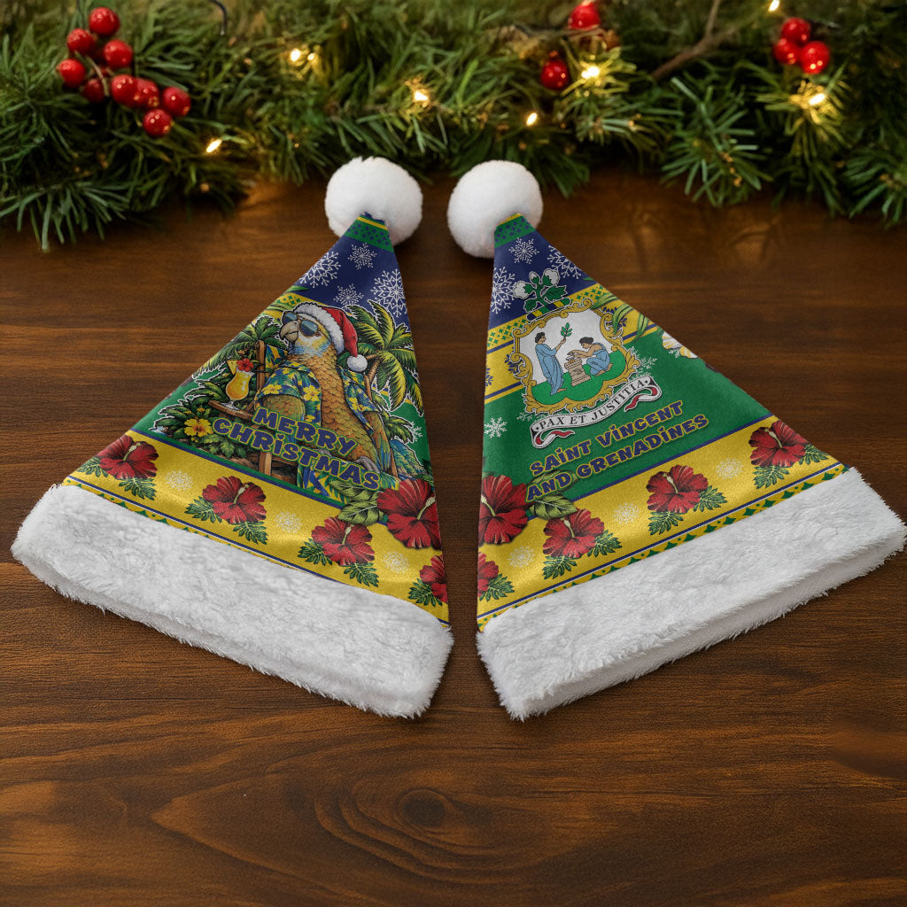 Afro-Vincentian Christmas Santa Hat This Vincy Parrot Needs A Beach Retreat