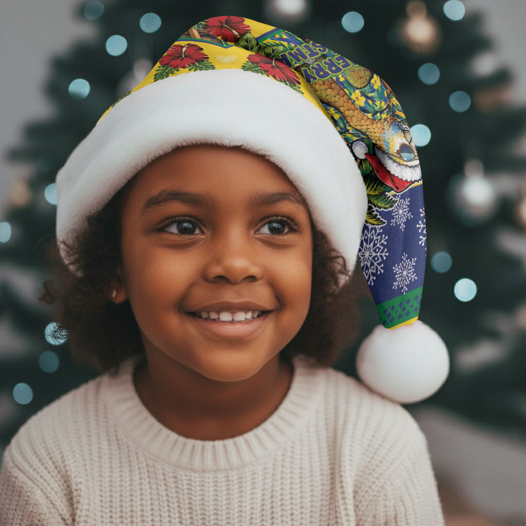 Afro-Vincentian Christmas Santa Hat This Vincy Parrot Needs A Beach Retreat