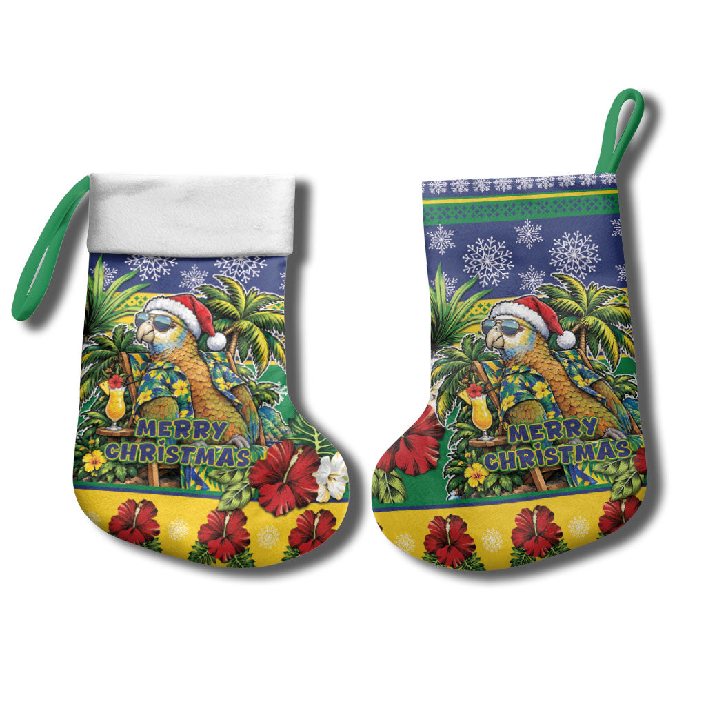 Afro-Vincentian Christmas Stocking This Vincy Parrot Needs A Beach Retreat