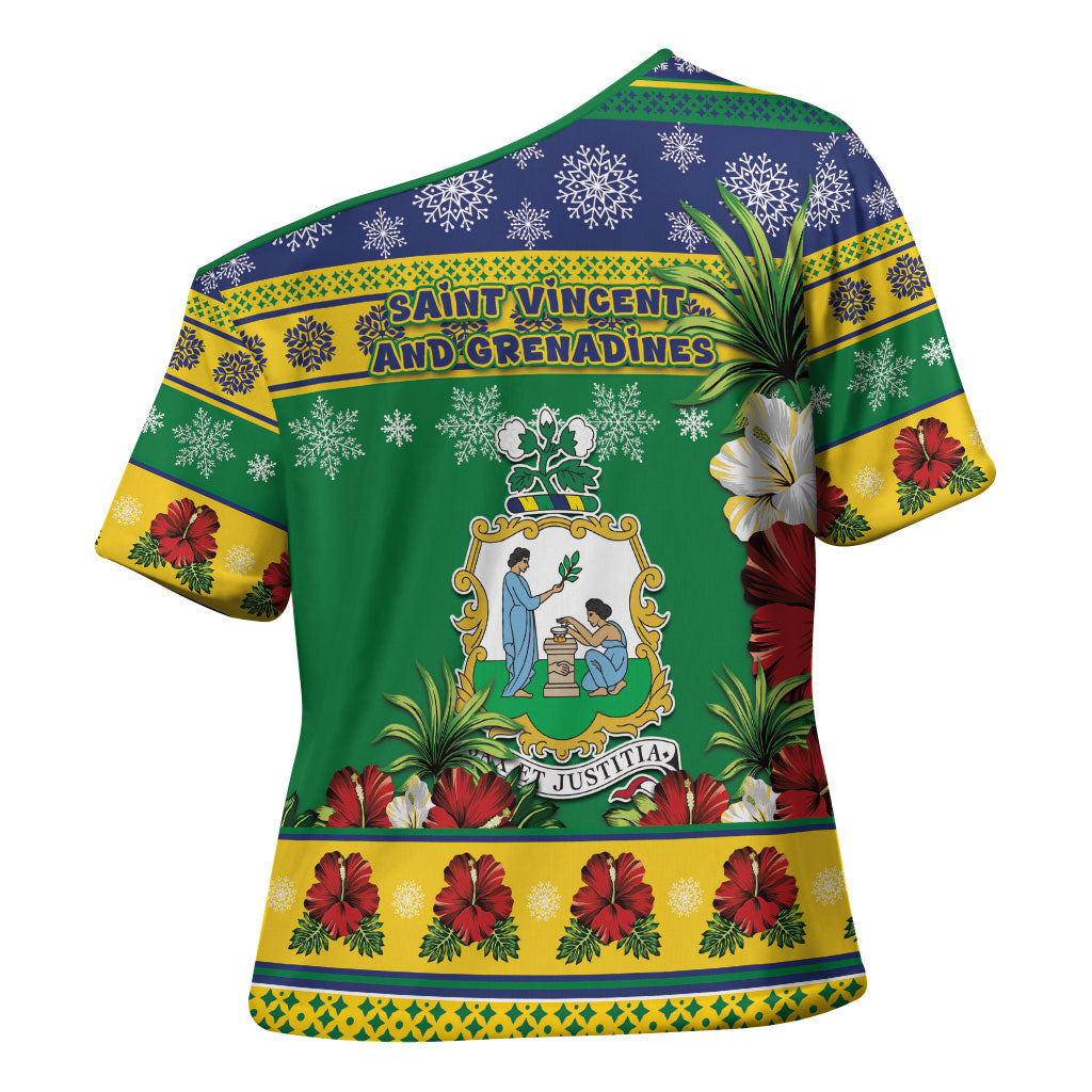 Afro-Vincentian Christmas Cross Shoulder Shirt This Vincy Parrot Needs A Beach Retreat