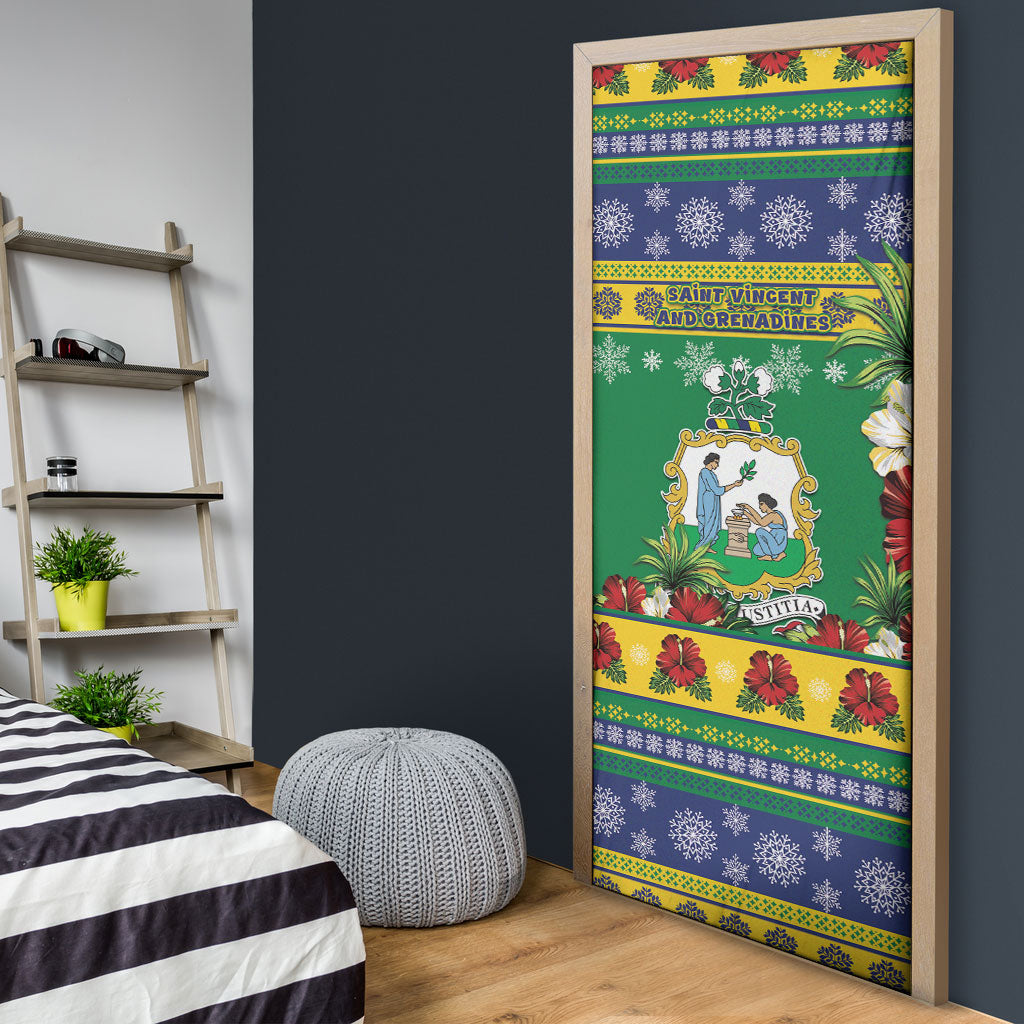 Afro-Vincentian Christmas Door Cover This Vincy Parrot Needs A Beach Retreat