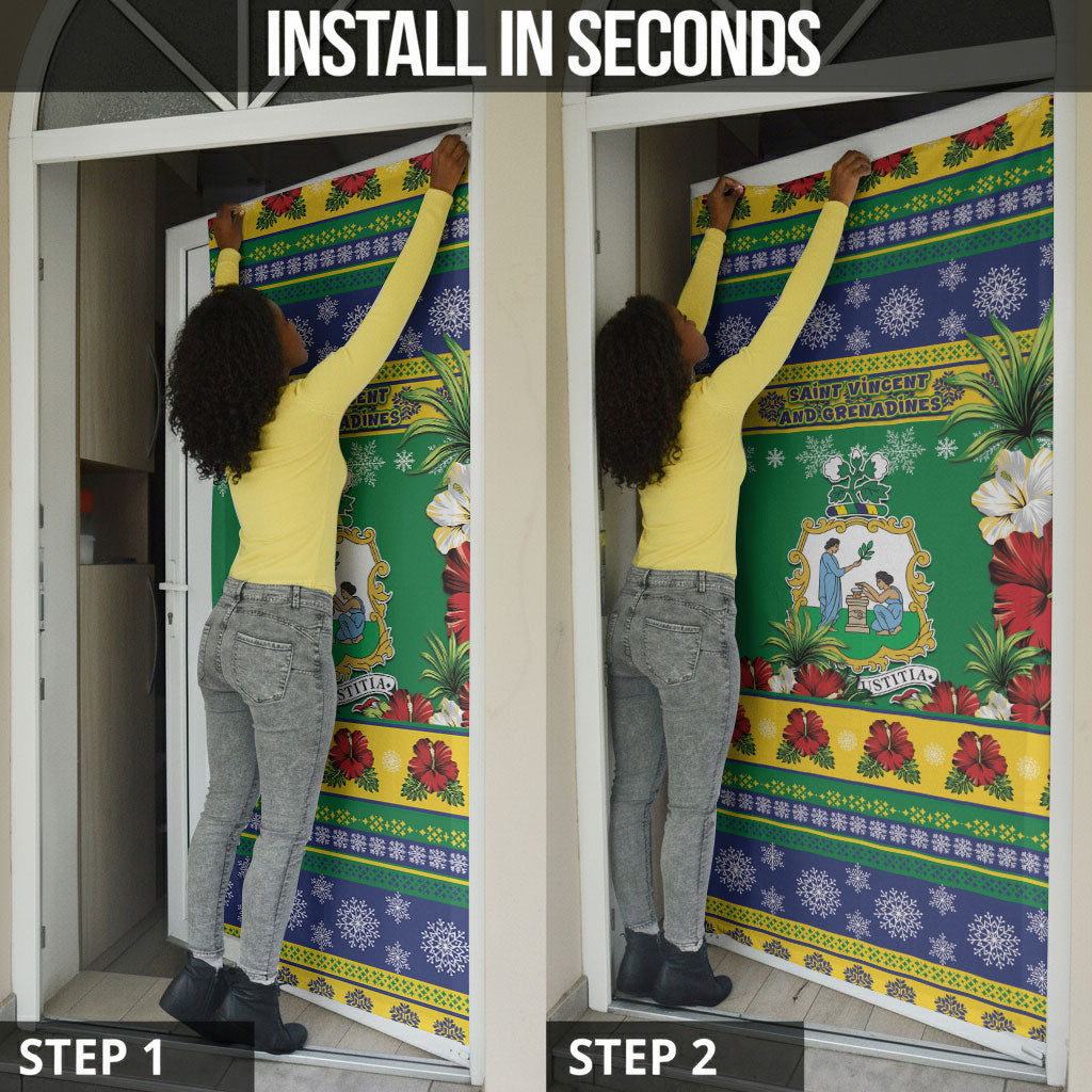 Afro-Vincentian Christmas Door Cover This Vincy Parrot Needs A Beach Retreat