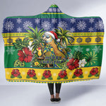 Afro-Vincentian Christmas Hooded Blanket This Vincy Parrot Needs A Beach Retreat