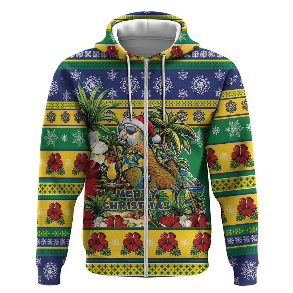 Afro-Vincentian Christmas Hoodie This Vincy Parrot Needs A Beach Retreat