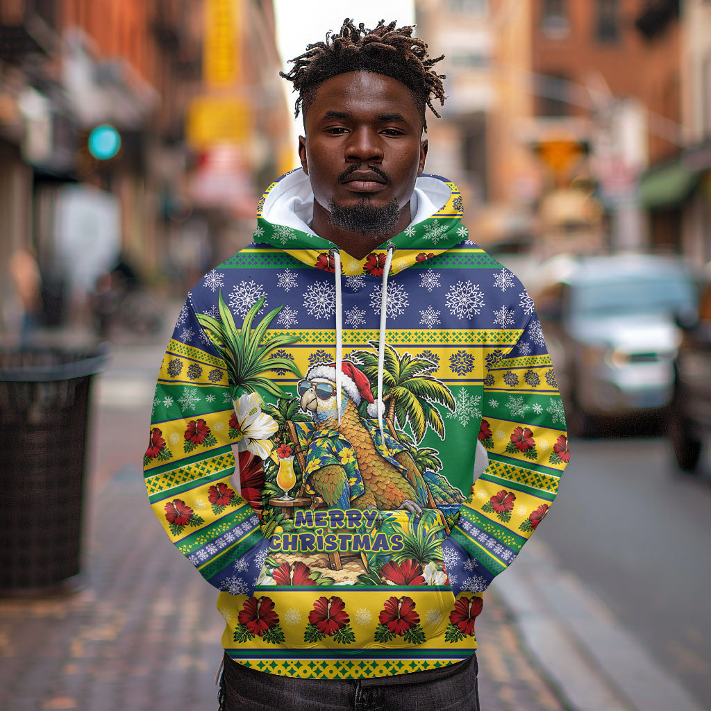 Afro-Vincentian Christmas Hoodie This Vincy Parrot Needs A Beach Retreat