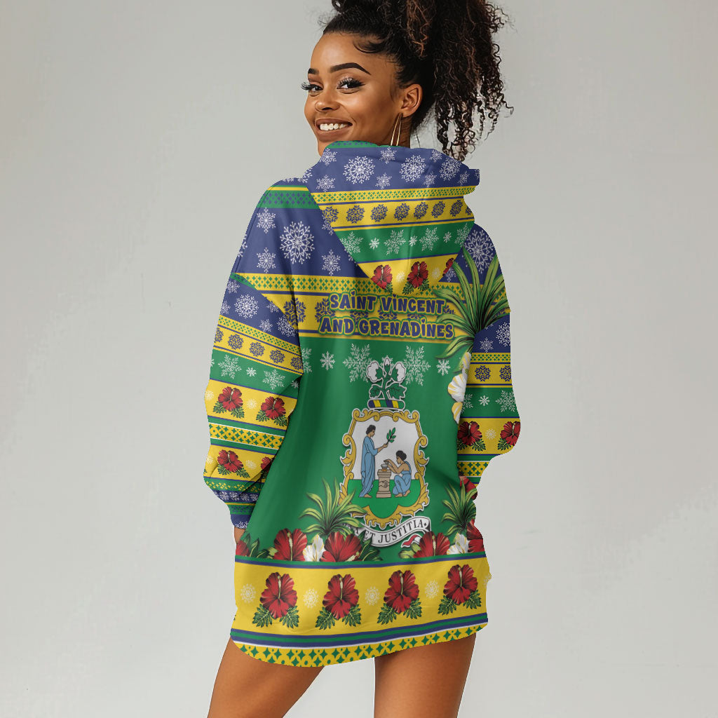 Afro-Vincentian Christmas Hoodie Dress This Vincy Parrot Needs A Beach Retreat
