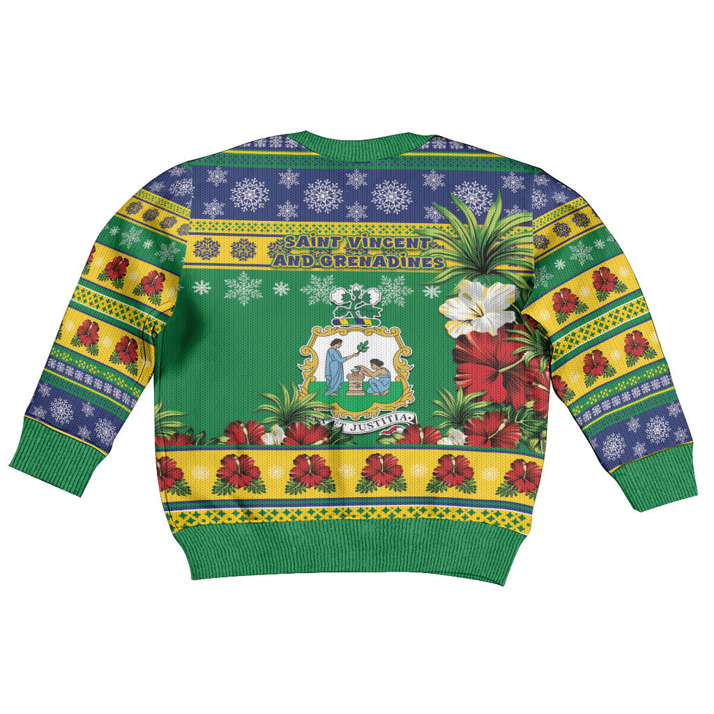Afro-Vincentian Christmas Kid Ugly Christmas Sweater This Vincy Parrot Needs A Beach Retreat