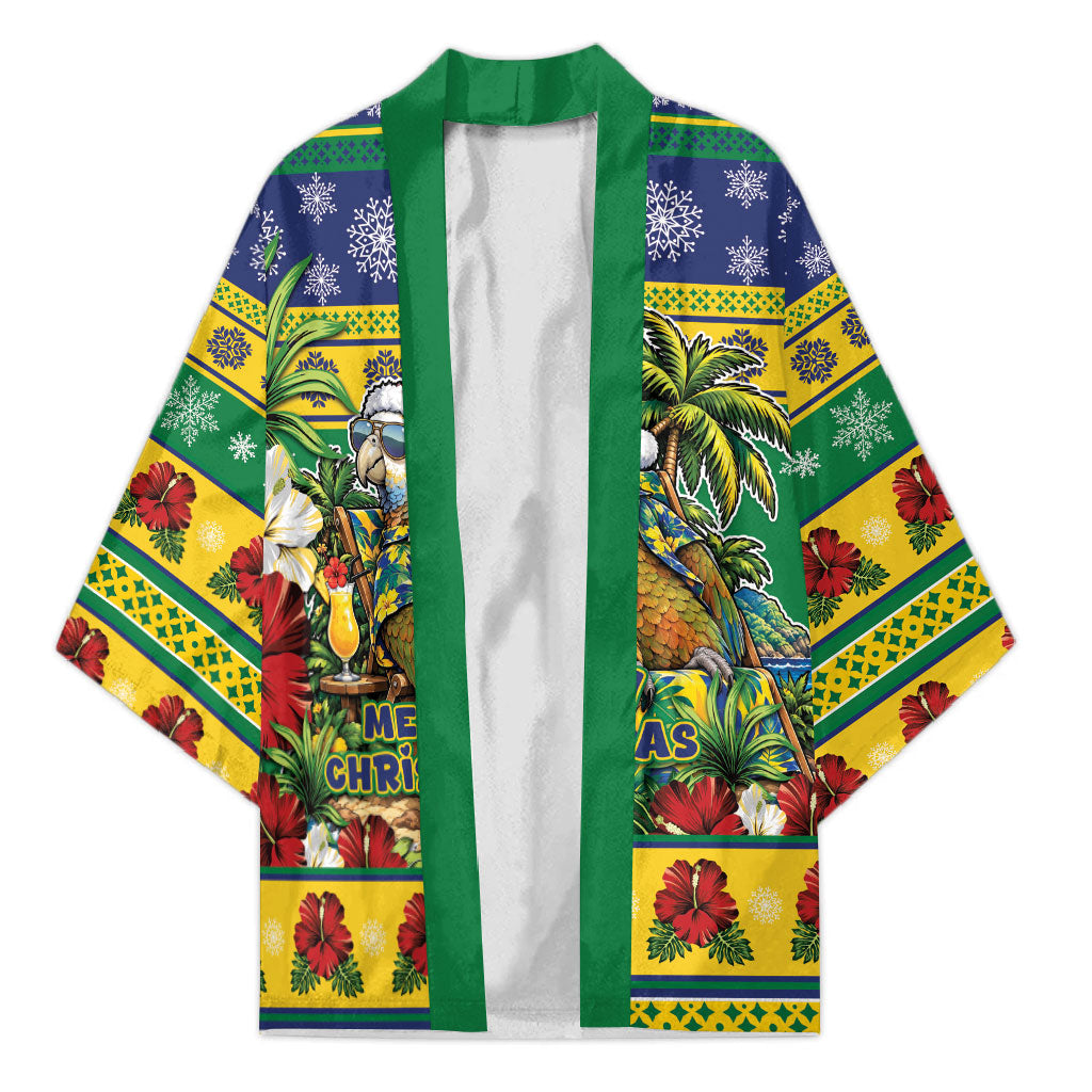 Afro-Vincentian Christmas Kimono This Vincy Parrot Needs A Beach Retreat