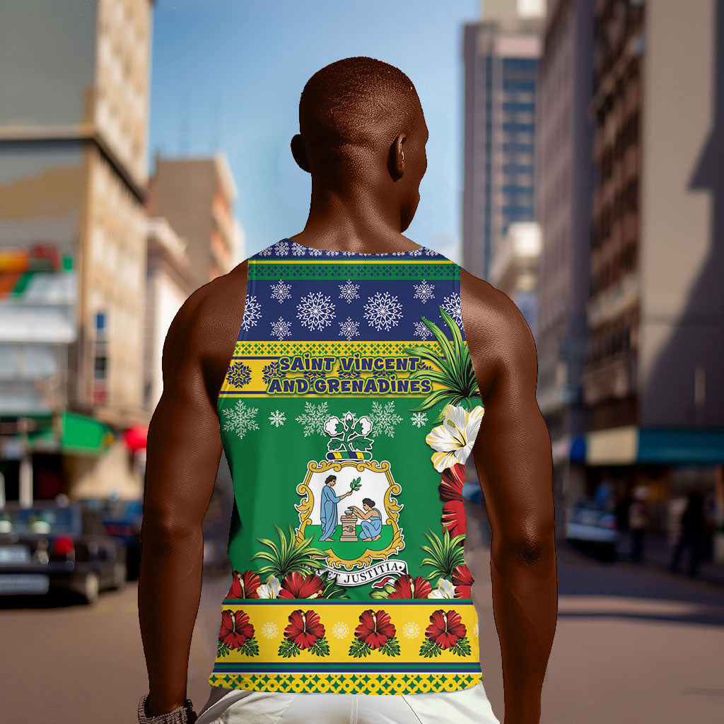 Afro-Vincentian Christmas Men Tank Top This Vincy Parrot Needs A Beach Retreat