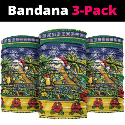Afro-Vincentian Christmas Neck Gaiter This Vincy Parrot Needs A Beach Retreat
